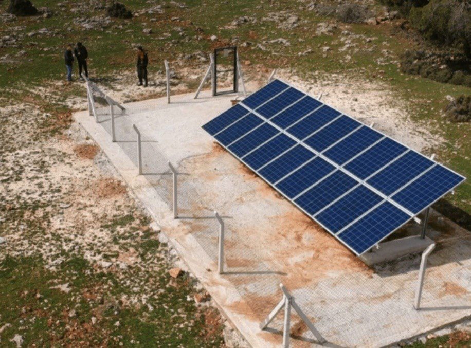 Turgutlu'de 7.5 HP Güneş Enerjili Sulama Sistemi — Manisa Turgutlu güneş enerjili sulama sistemi fotoğrafı