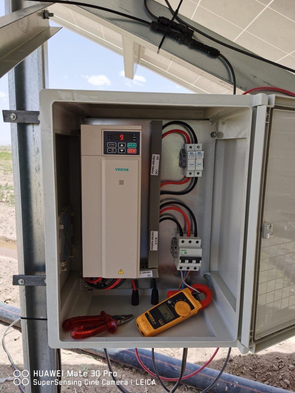 Muğla'de 15 HP Güneş Enerjili Sulama Sistemi — Muğla Muğla güneş enerjili sulama sistemi fotoğrafı