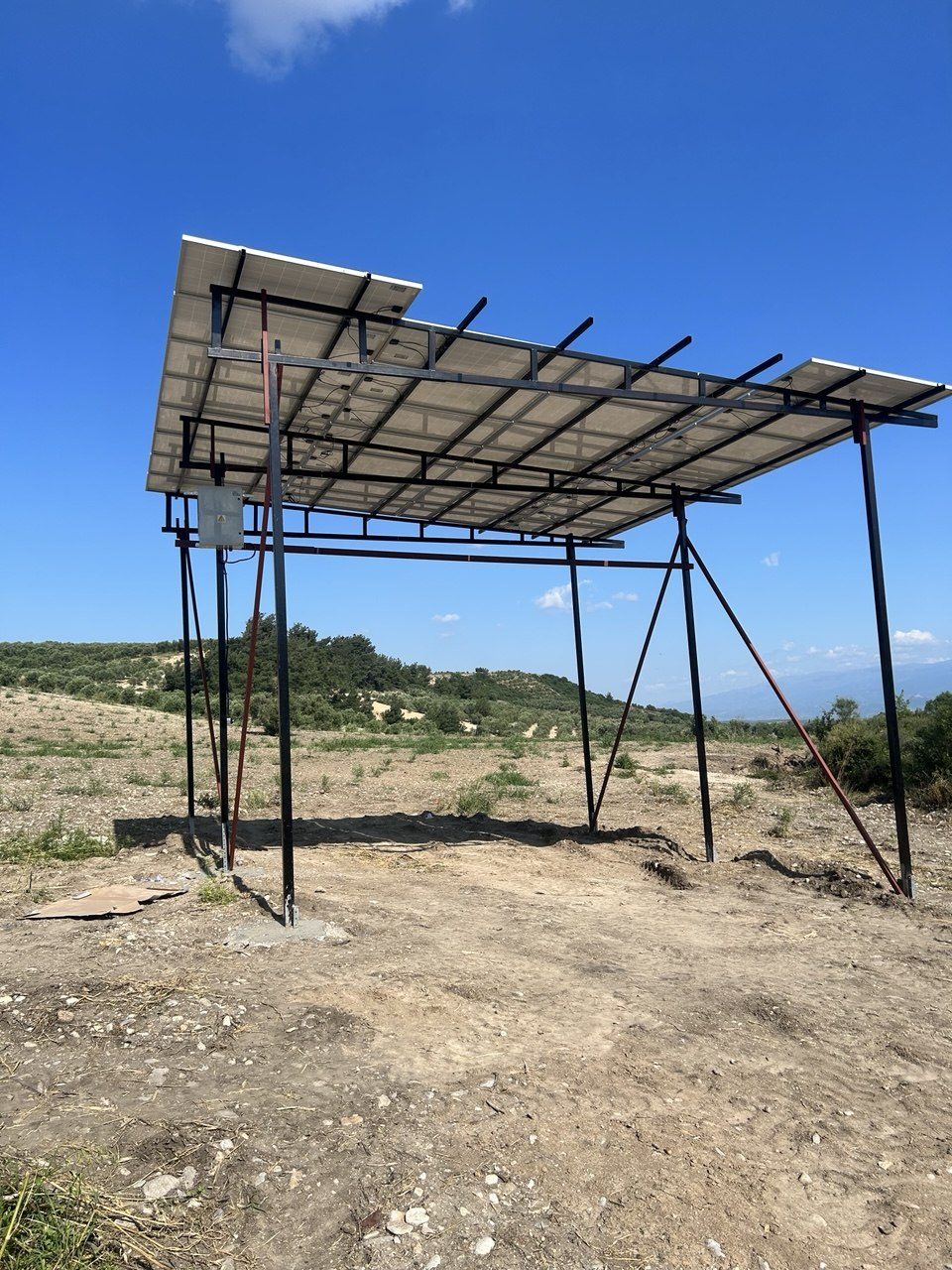 Saruhanlı'de 10 HP Güneş Enerjili Sulama Sistemi — Manisa Saruhanlı güneş enerjili sulama sistemi fotoğrafı