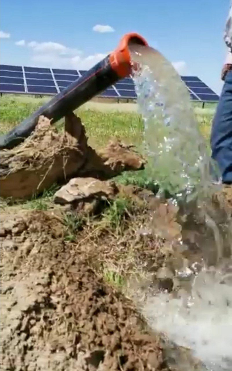 Afyon'de 15 HP Güneş Enerjili Sulama Sistemi — Afyonkarahisar Afyon güneş enerjili sulama sistemi fotoğrafı