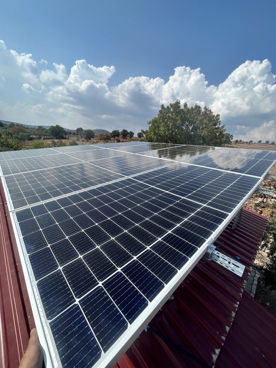 Menderes'de 3 HP Güneş Enerjili Sulama Sistemi — İzmir Menderes güneş enerjili sulama sistemi fotoğrafı