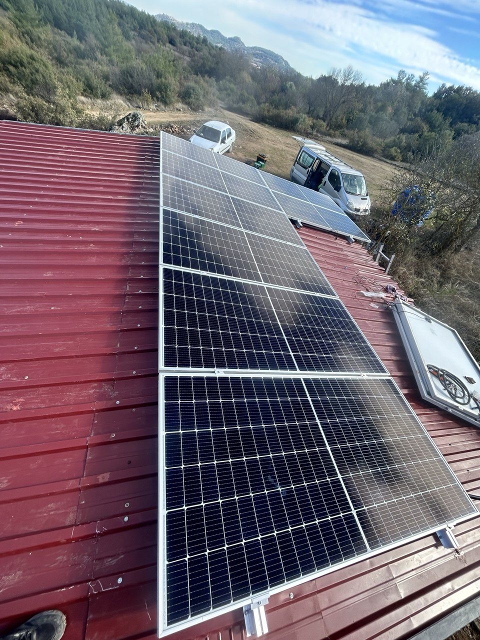 Muradiye'de 3 HP Güneş Enerjili Sulama Sistemi — Manisa Muradiye güneş enerjili sulama sistemi fotoğrafı