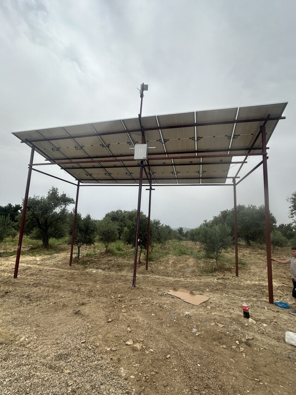 Saruhanlı'de 5.5 HP Güneş Enerjili Sulama Sistemi — Manisa Saruhanlı güneş enerjili sulama sistemi fotoğrafı
