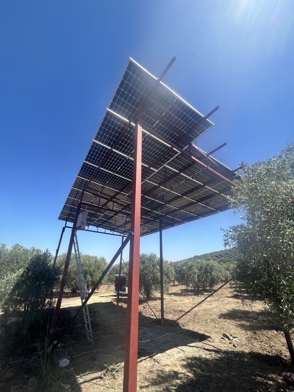 Akhisar'de 12.5 HP Güneş Enerjili Sulama Sistemi — Manisa Akhisar güneş enerjili sulama sistemi fotoğrafı