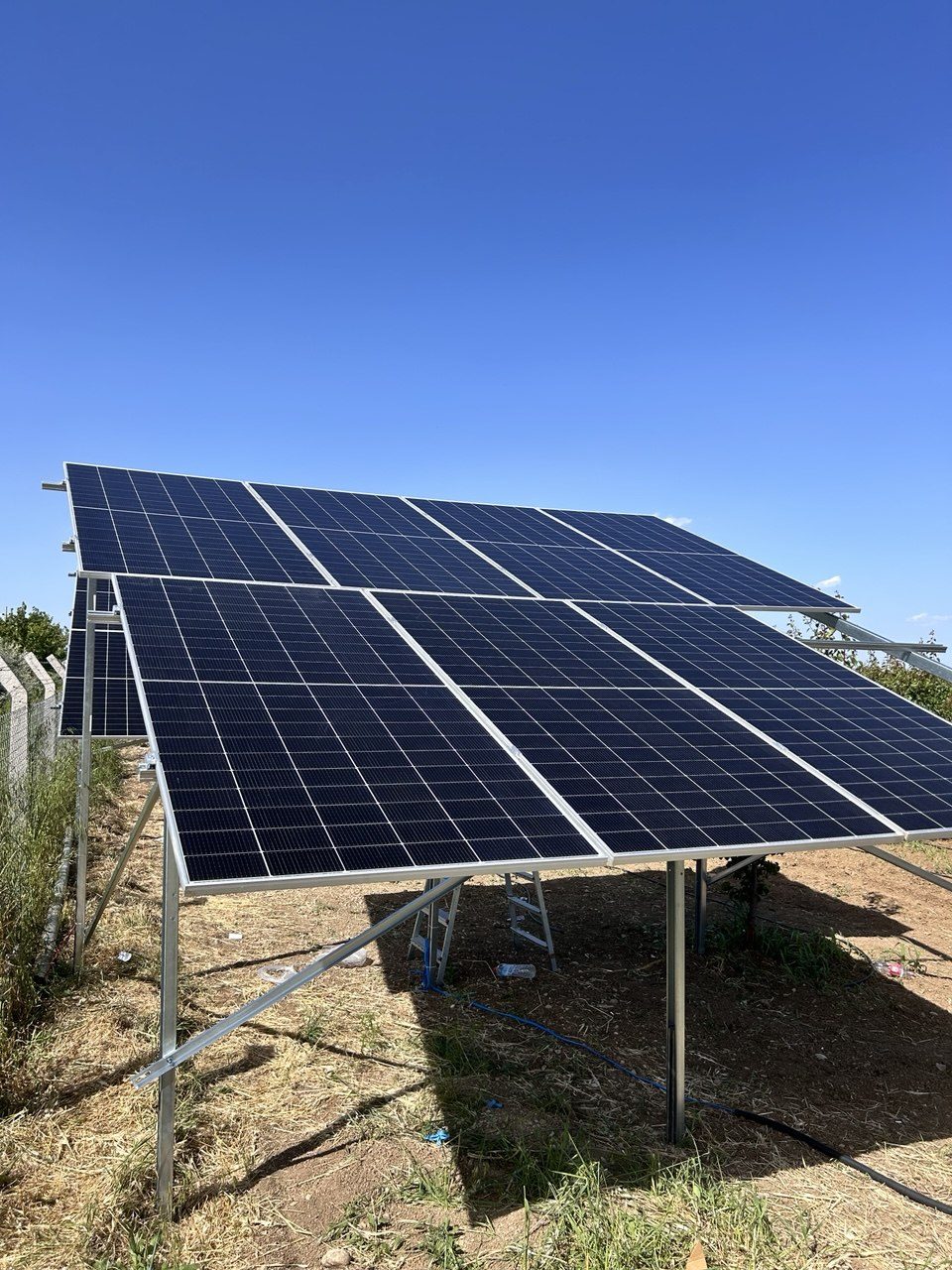 Sancaklıbozköy'de 7.5 HP Güneş Enerjili Sulama Sistemi — Manisa Sancaklıbozköy güneş enerjili sulama sistemi fotoğrafı
