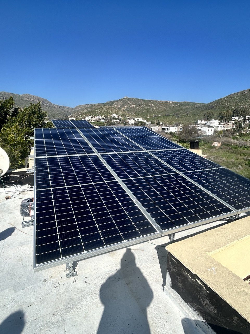 Bodrum'de 5 kW Şebekeye Bağlı Sistem — Muğla Bodrum güneş enerjisi sistemi fotoğrafı