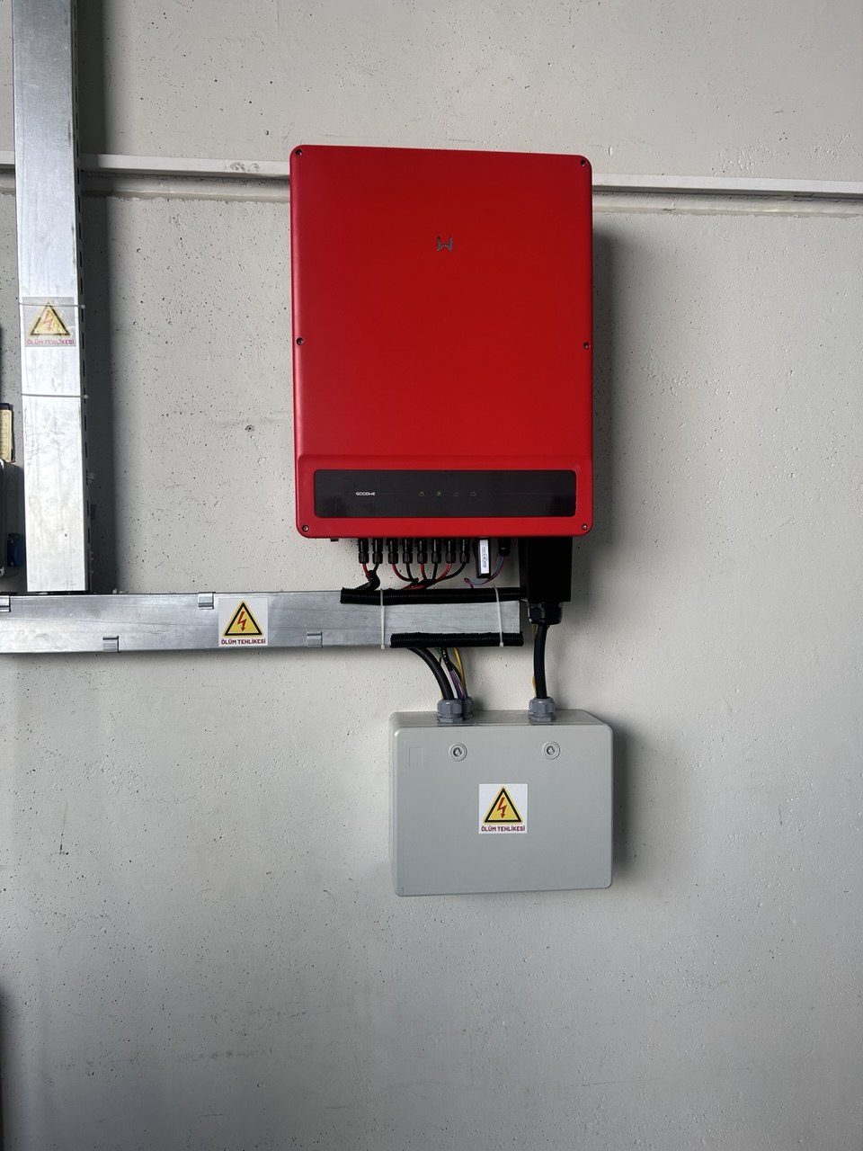 Manisa'de 50 kW Şebekeye Bağlı Sistem — Manisa Manisa güneş enerjisi sistemi fotoğrafı